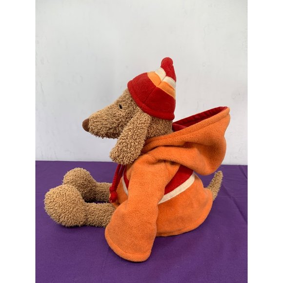 Bath And Body Works Barker Plush Stuffed Animal 15 inches tall, brown embroidere - Picture 5 of 9